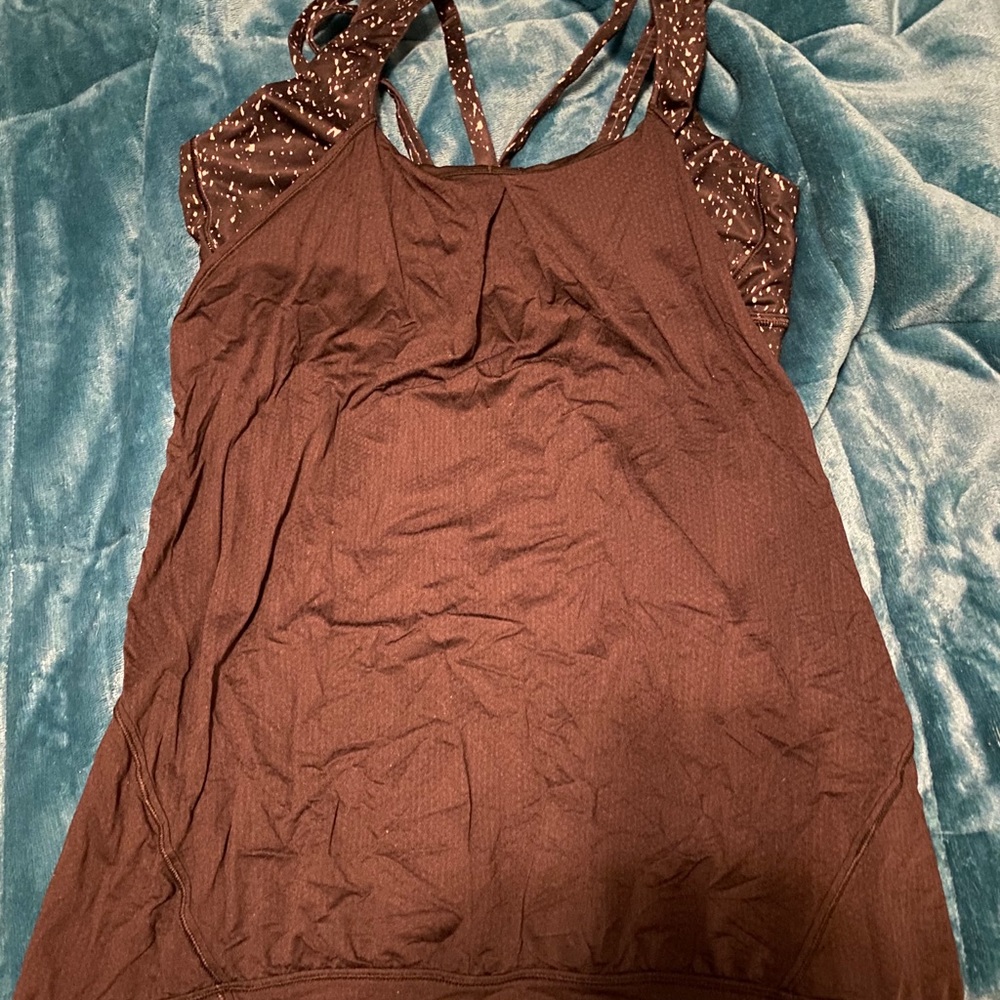 Black gently worn Lululemon top - 12